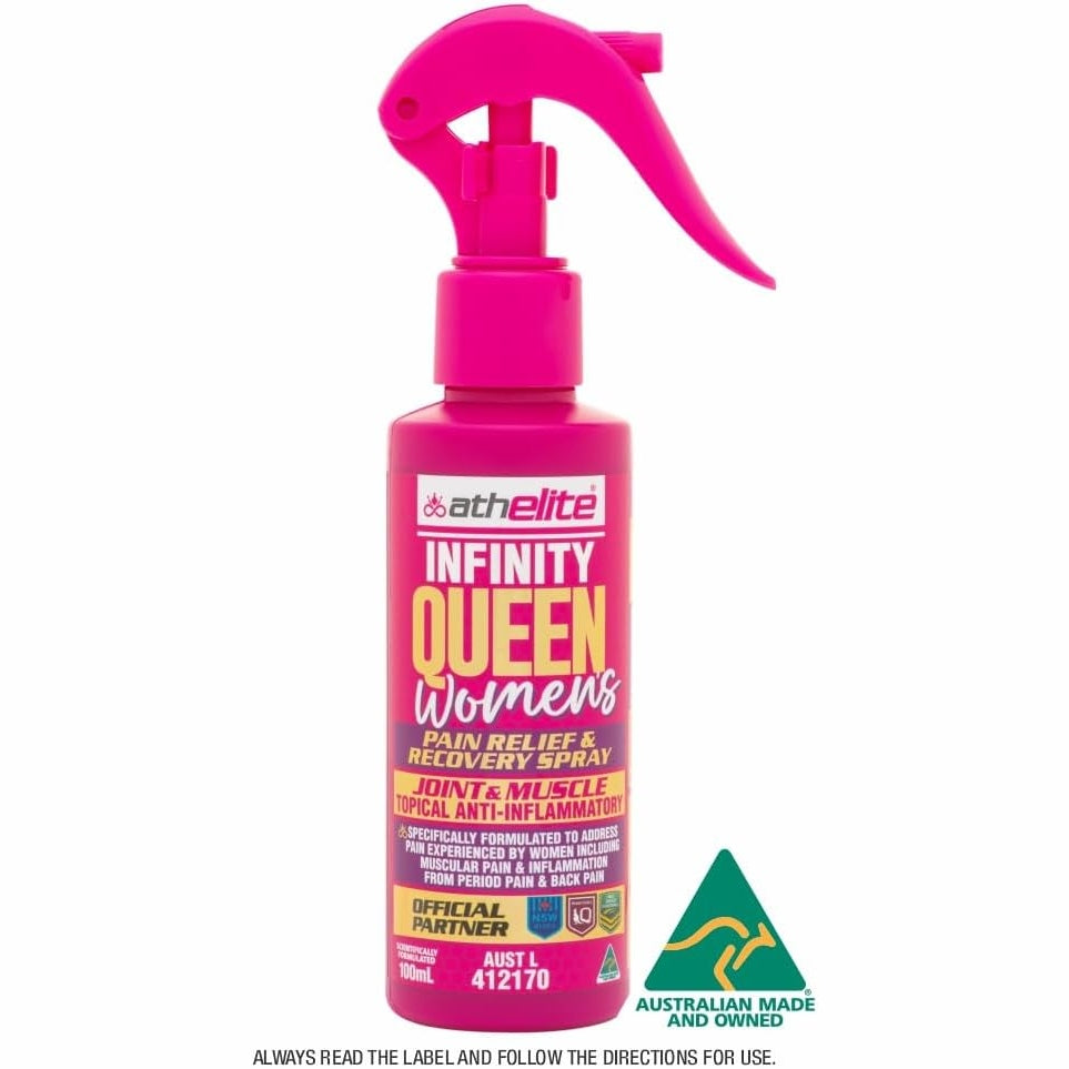 Athelite Infinity Queen Women's Pain Relief & Recovery Spray 100ml