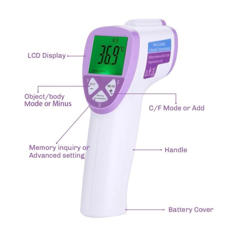 Digital Non Contact Infrared Body Thermometer (0 - 100 degrees)