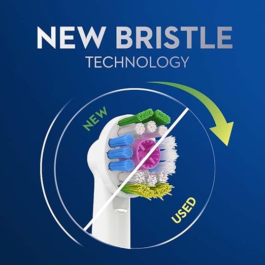 Oral B Power Toothbrush 3D White Refills 3 Pack