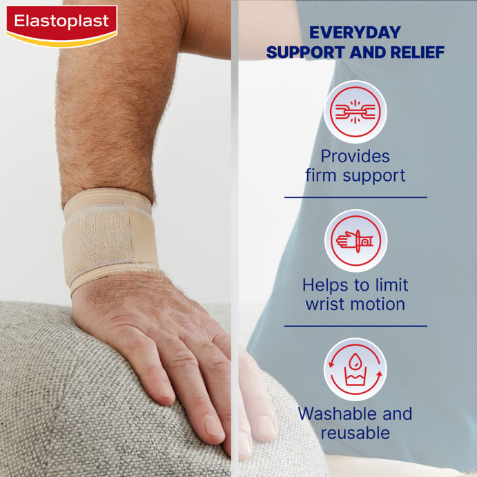 Elastoplast Sport Wrist Support Adjustable Beige 1 Each