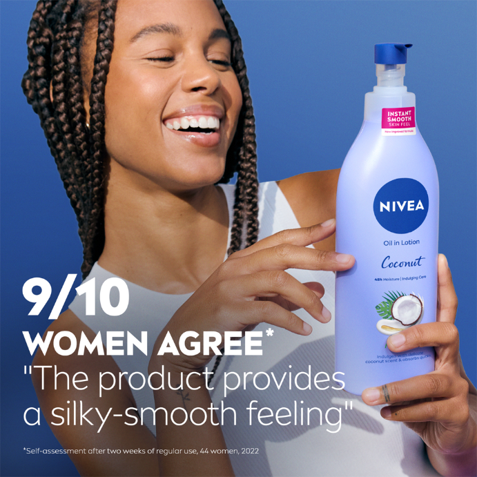 Nivea Oil Infused Coconut and Monoi Oil Body Lotion 400ml