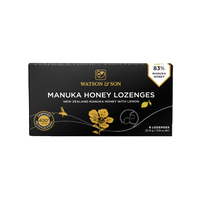 Watson & Son 400+ Manuka Honey & Lemon 8 Lozenges