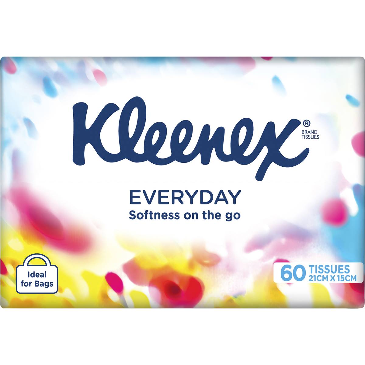 Kleenex Facial Tissue Soft Pack White 60 Pack