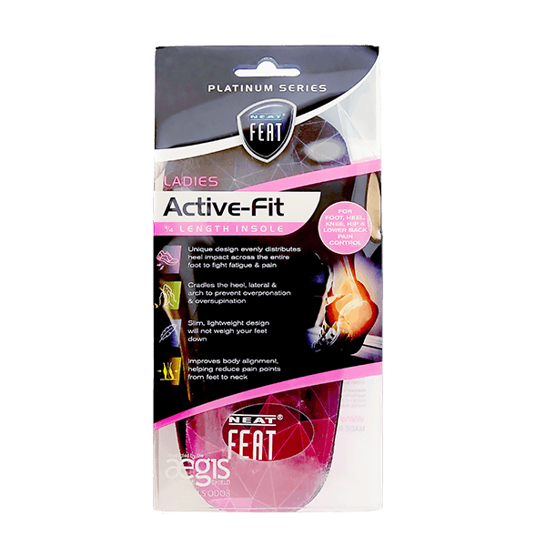 Neat Feat Femme 3/4 Length Active-Fit Insoles Large