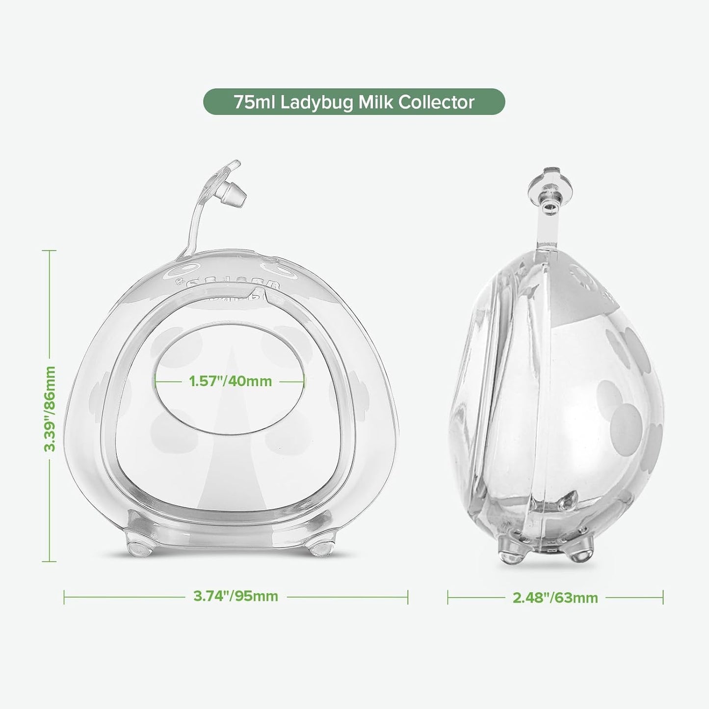 Haakaa Ladybug 75ml Silicone Breast Milk Collector 1 Each