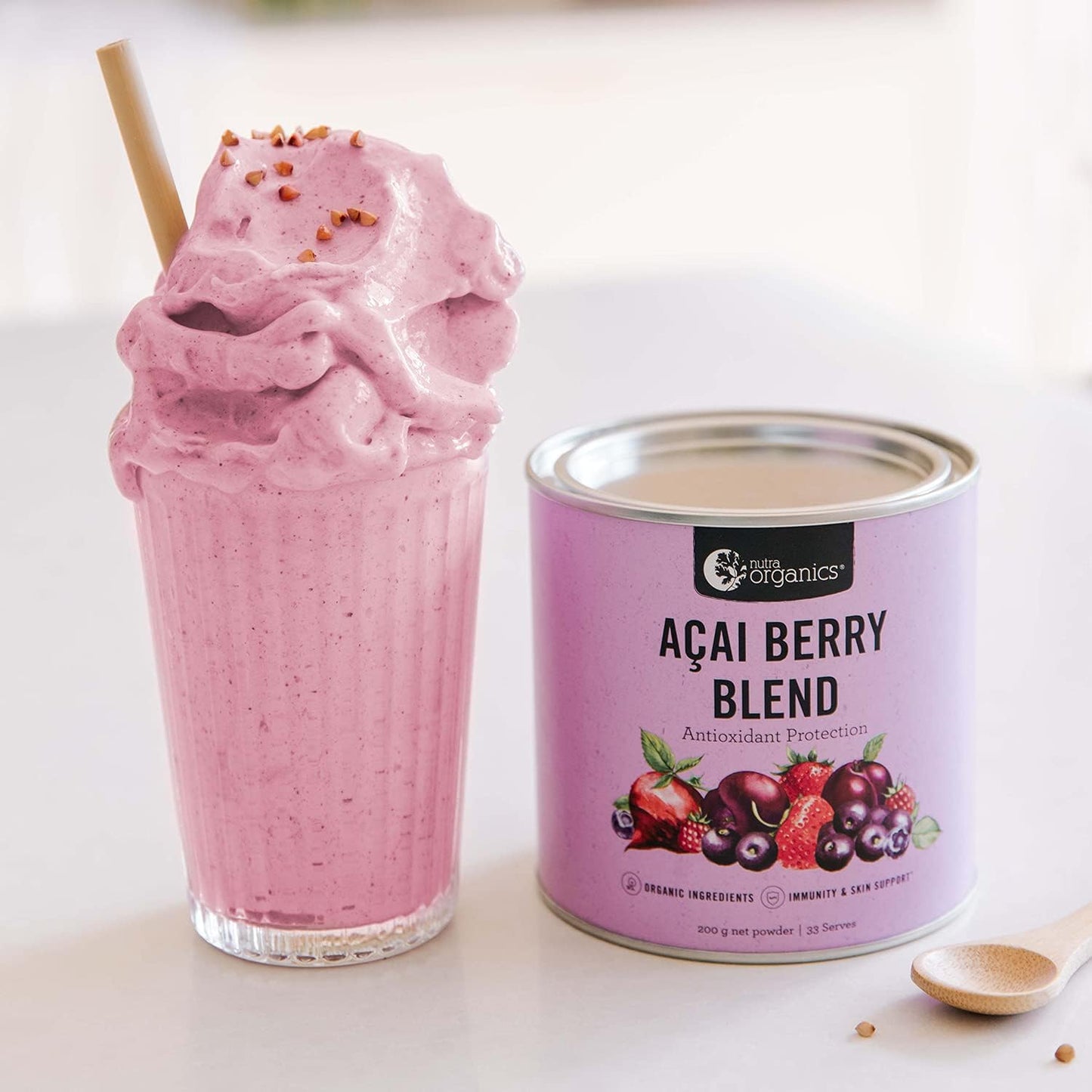 Nutra Organics Organic Acai Berry Blend 200g