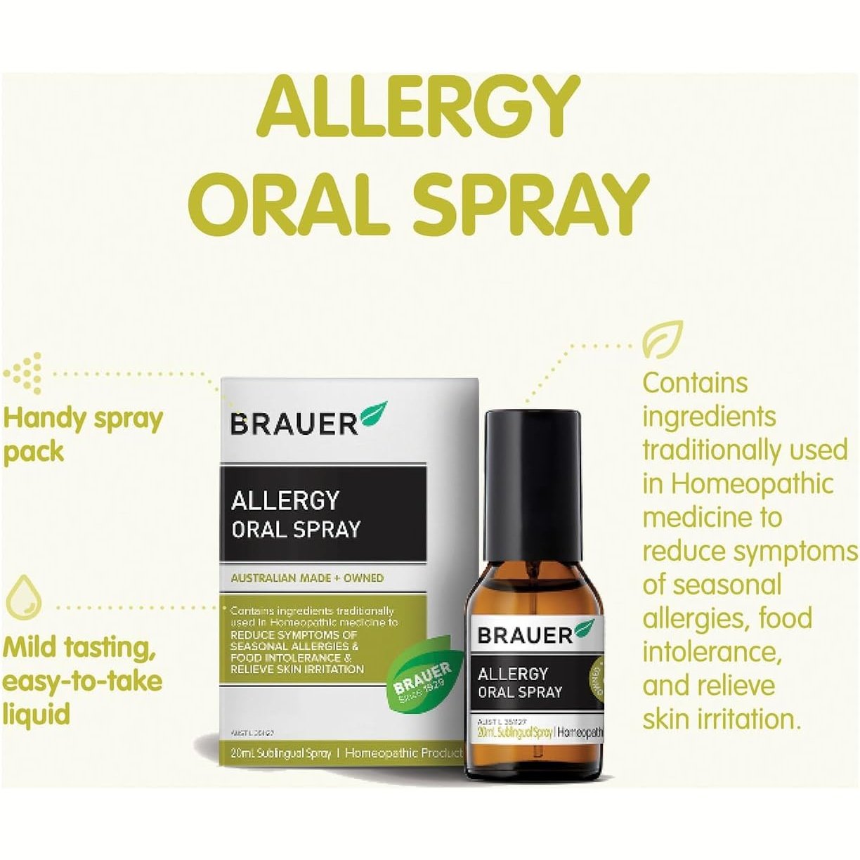 Brauer Allergy Oral Spray 20ml
