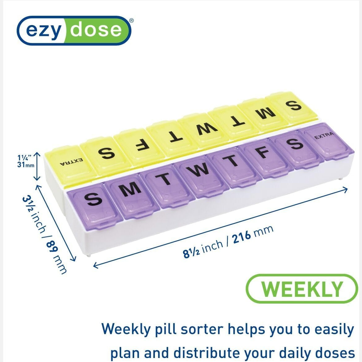 Ezy Dose 14 Day Duets Pill Reminder