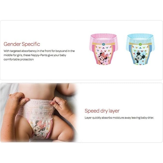 Huggies Ultra Dry Nappy Pants Girls Size 5 (12-17kg) 26 Pack