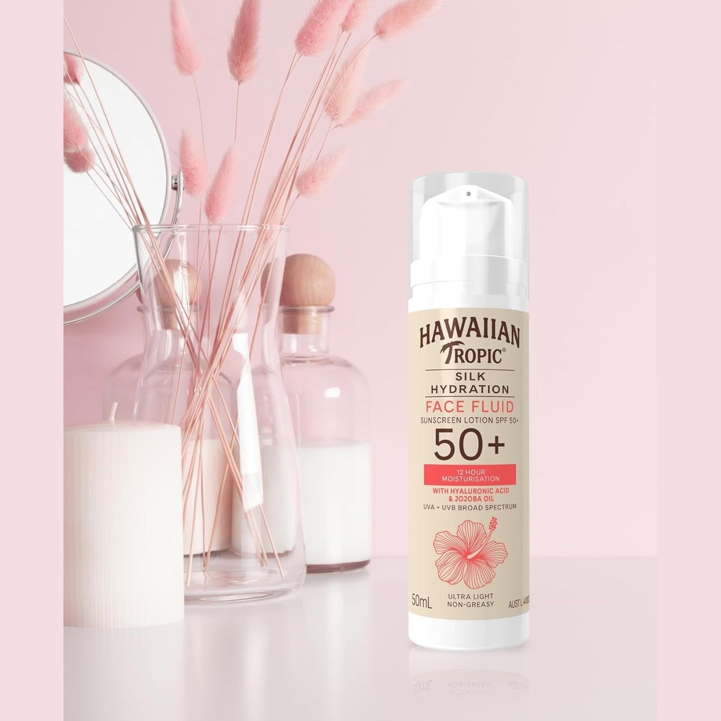 Hawaiian Tropic Silk Hydration Face Fluid 50ml