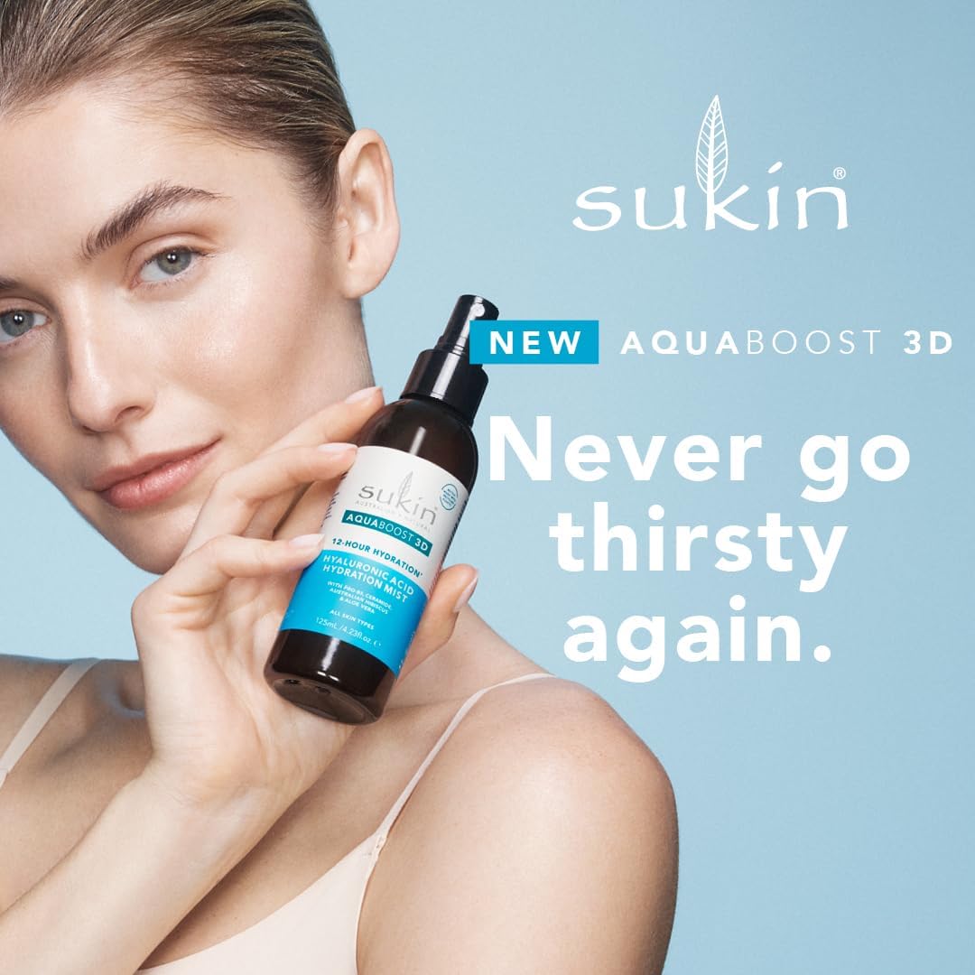Sukin Aquaboost 3D Hyaluronic Acid Hydration Mist 125ml