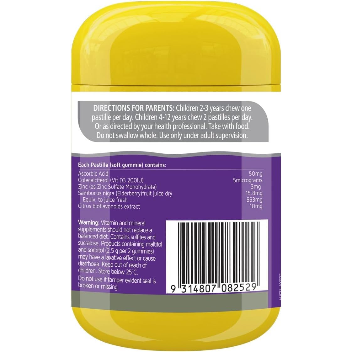 Nature's Way Kids Smart High Strength Vita Gummies Berry Flavour 50 Pastilles