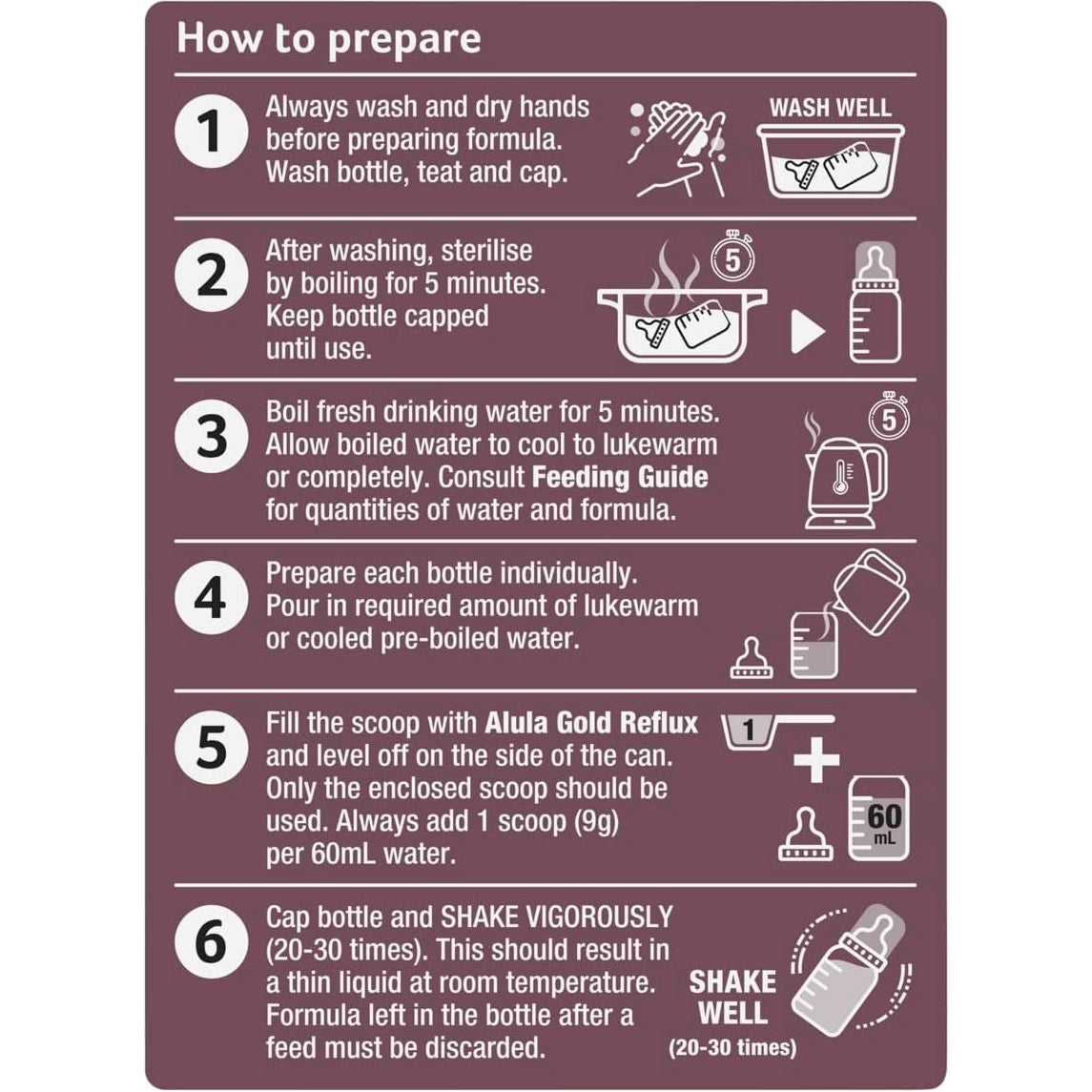 Alula Gold Reflux 0 – 12 Months Infant Formula 900g