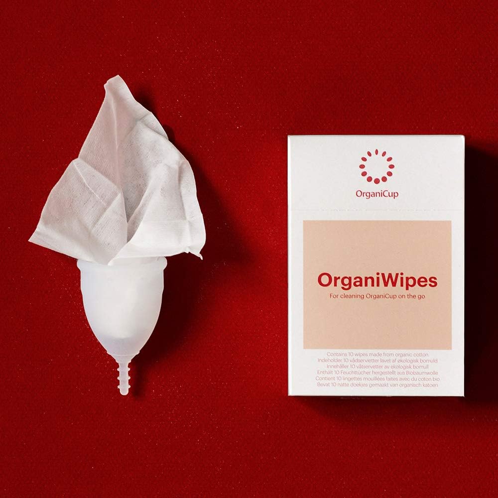 OrganiCup OrganiWipes x 10 Pack