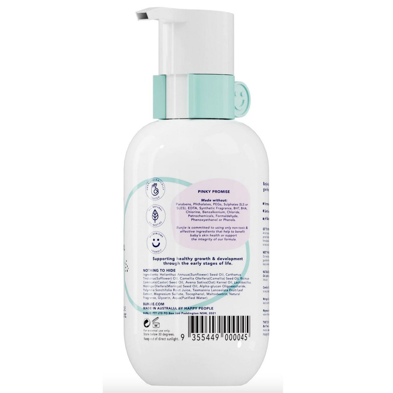 Bunjie Baby Massage & Bath Oil 165ml