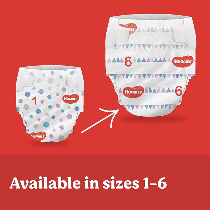 Huggies Essentials Nappies Size 1 Newborn (up to 5kg) 28 Pack