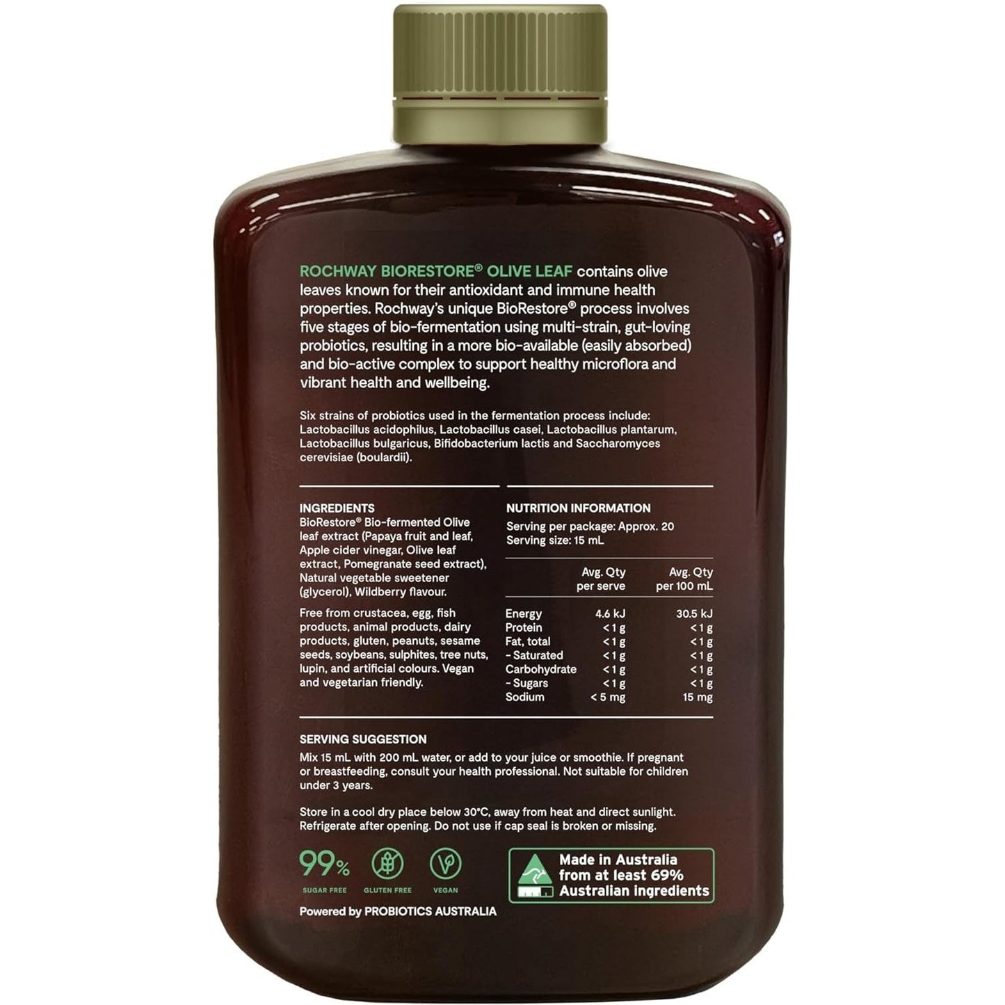 Rochway I Am Immunity (BioRestore Olive Leaf) 300ml