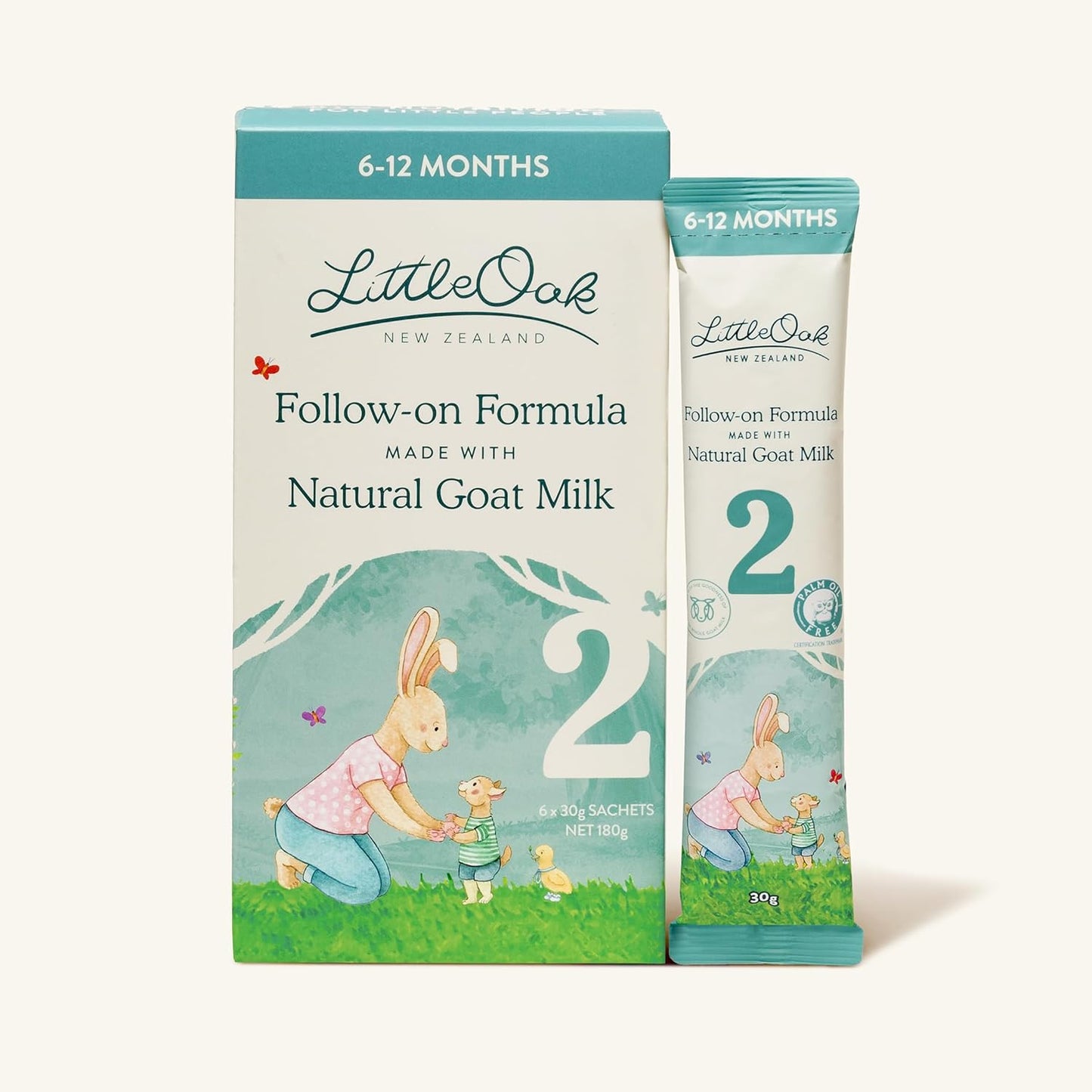 Littleoak Natural Goat Milk Formula 6 X 30g Sachets