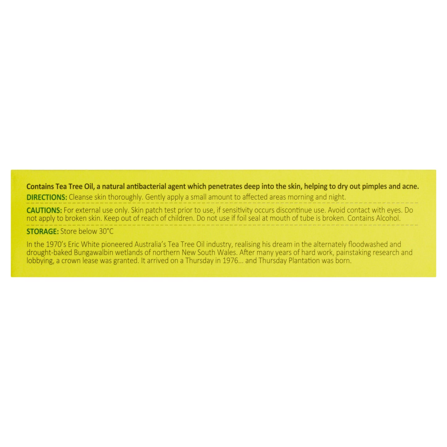 Thursday Plantation Tea Tree Medicated Gel For Acne 25g