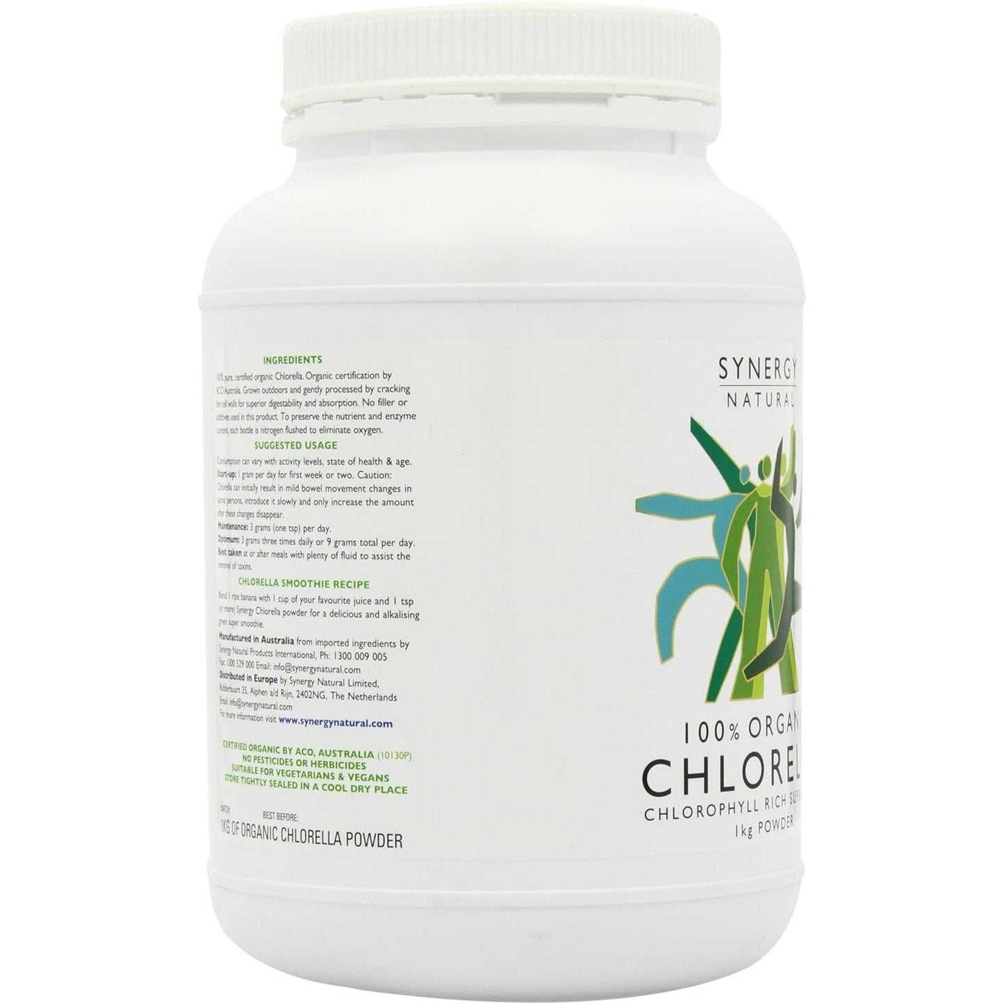 Synergy Natural Organic Chlorella Powder 1kg