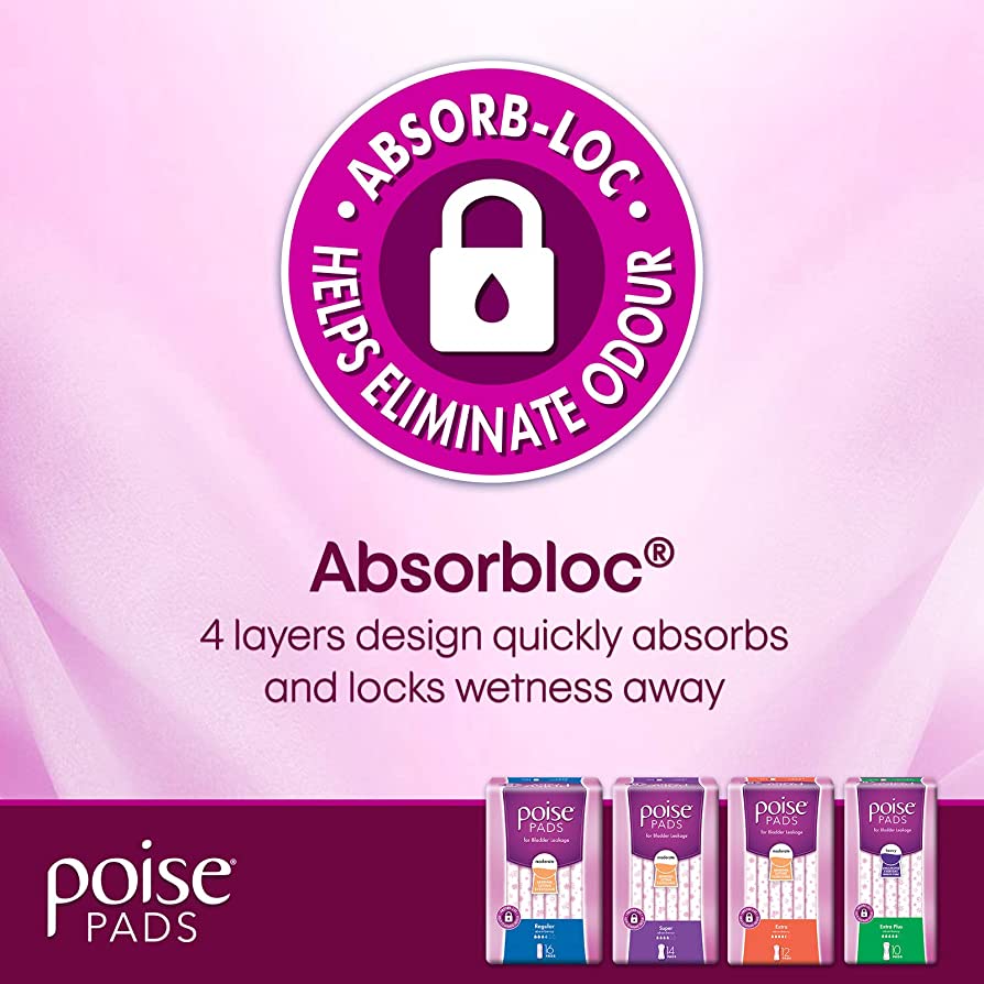 Poise Pads For Bladder Leaks Super 14 Pack