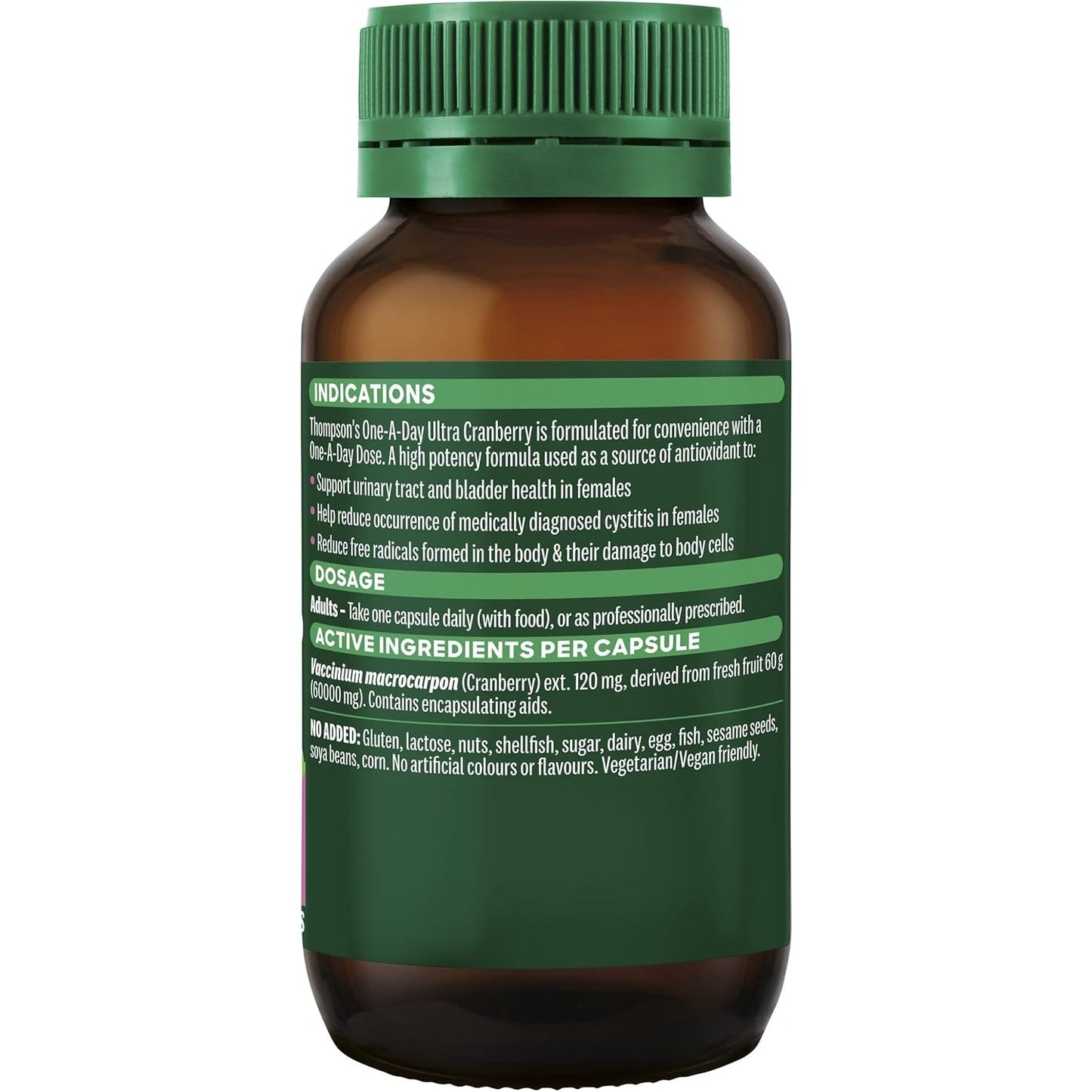 Thompson's One-a-day Ultra Cranberry 60000 60 Capsules