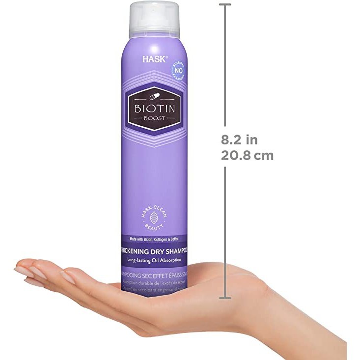 Hask Exotics Biotin Dry Shampoo 122g