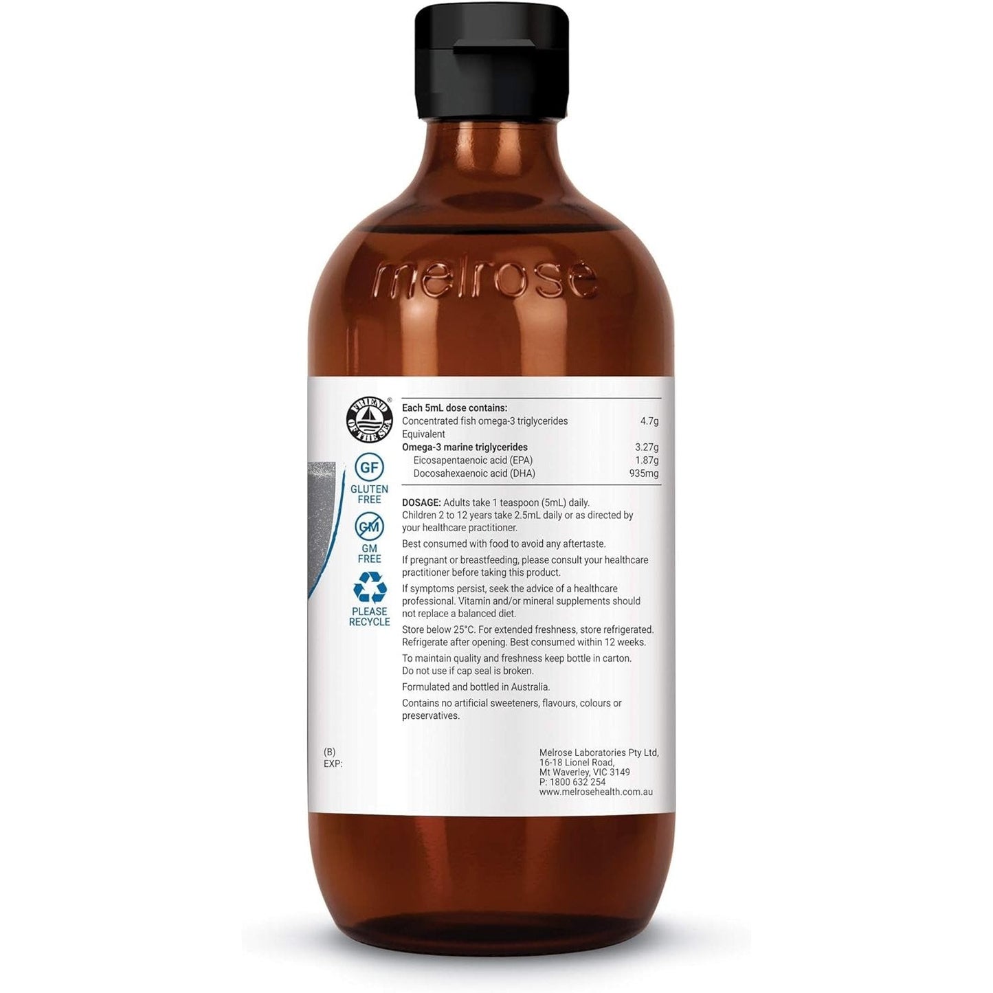 Melrose Ultra Premium High Strength Fish Oil 200ml
