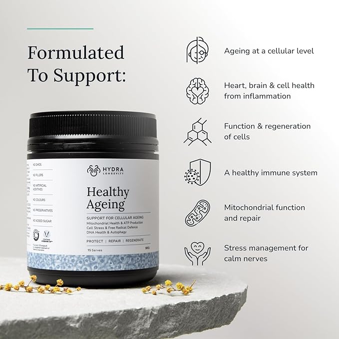 Hydra Longevity Healthy Ageing Essentials 90g