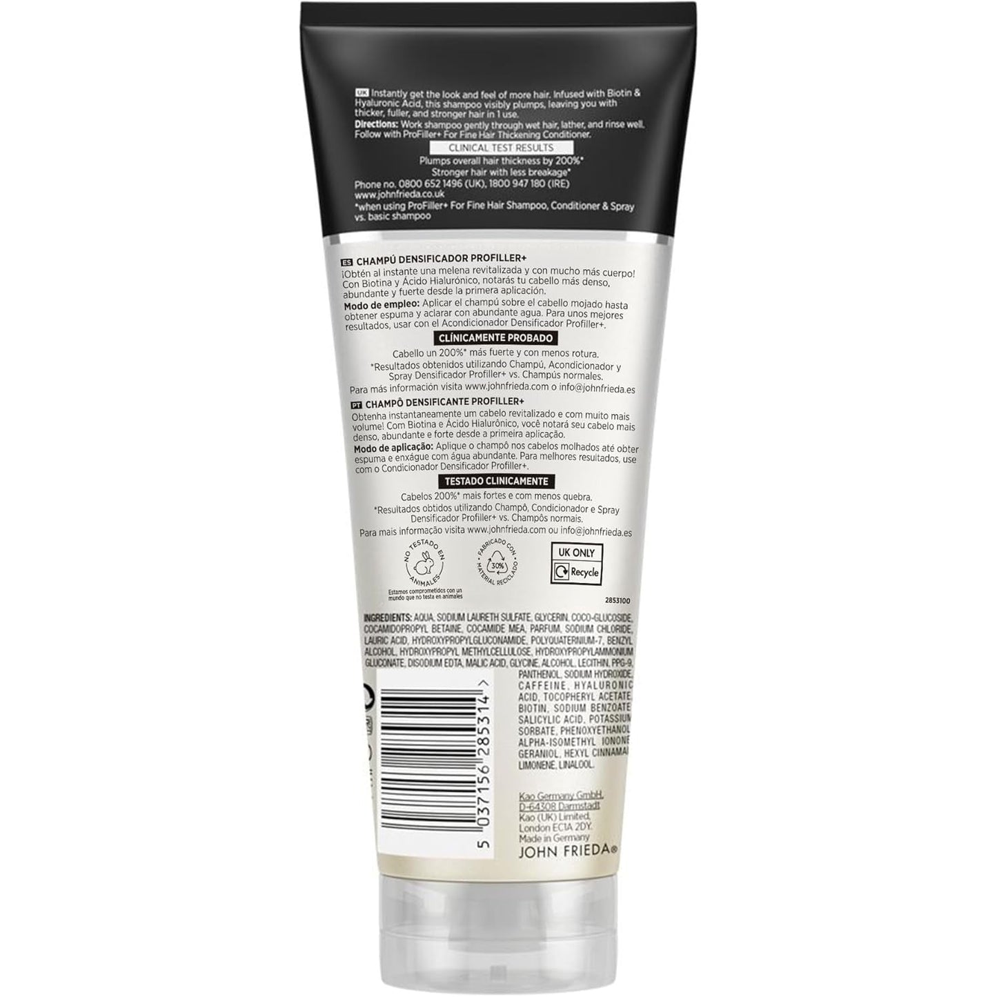 John Frieda Profiller+ Thickening Shampoo 250ml