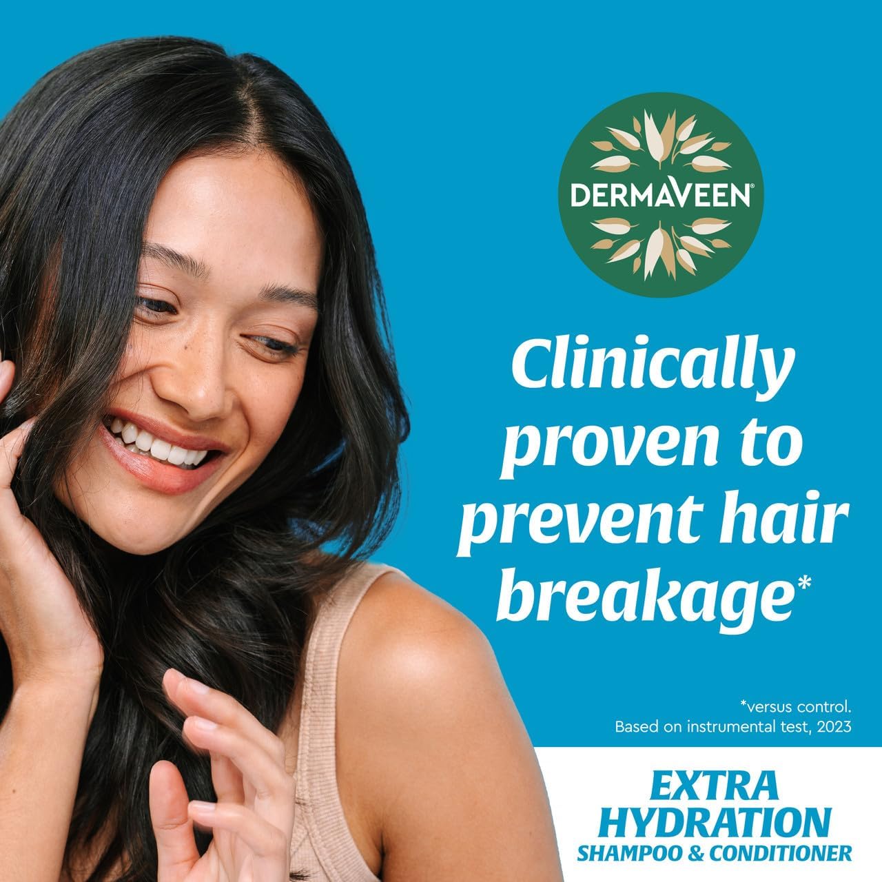 DermaVeen Hair + Scalp Extra Hydration Shampoo 500ml