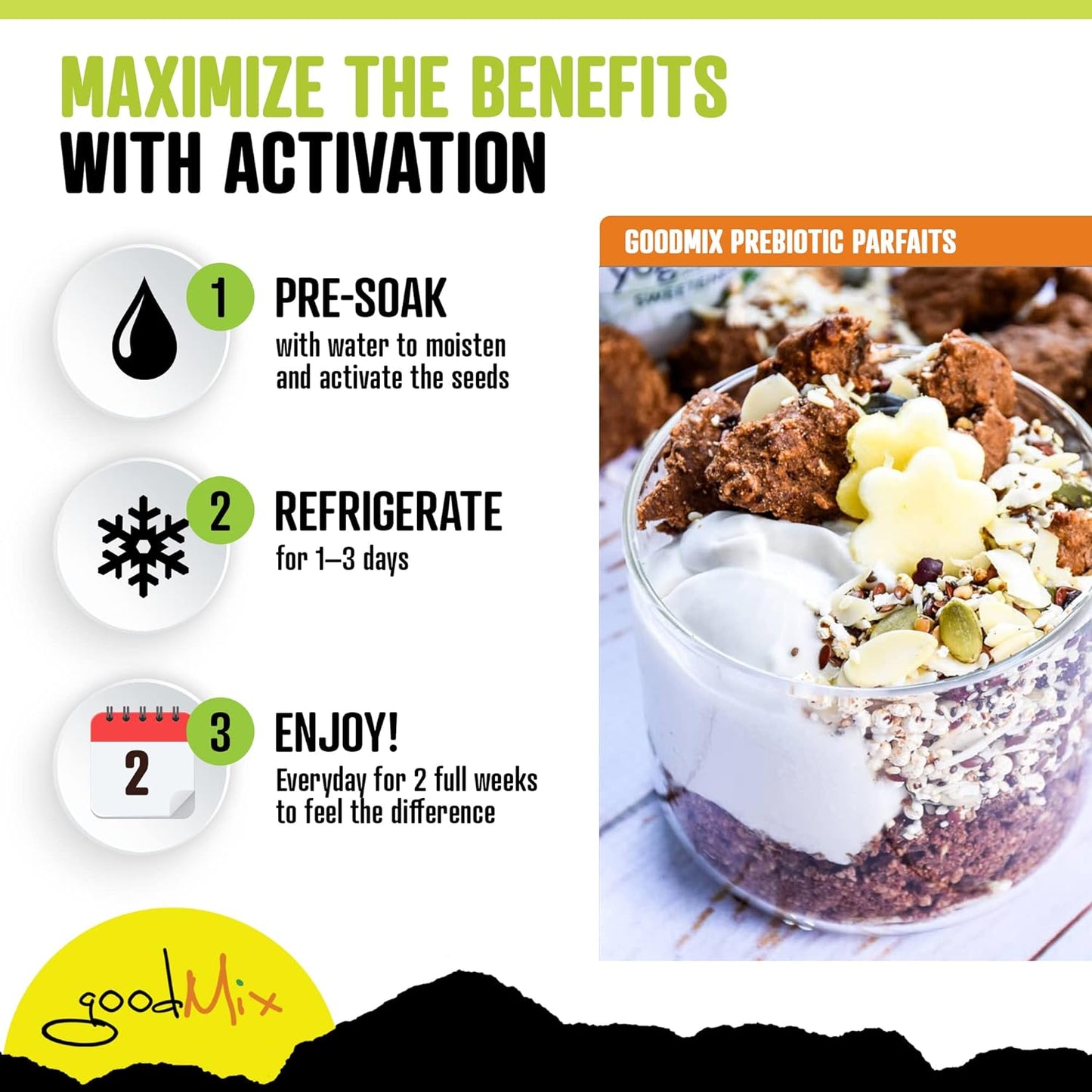 GoodMix Superfoods Blend 11 (Wholefood Breakfast Booster) 400g