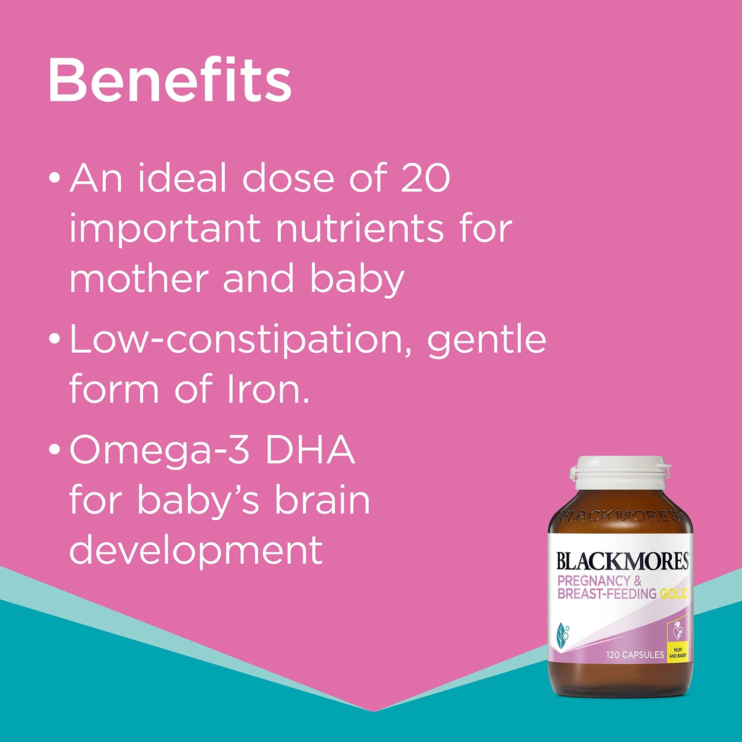 Blackmores Pregnancy & Breast-feeding Gold 120 Capsules