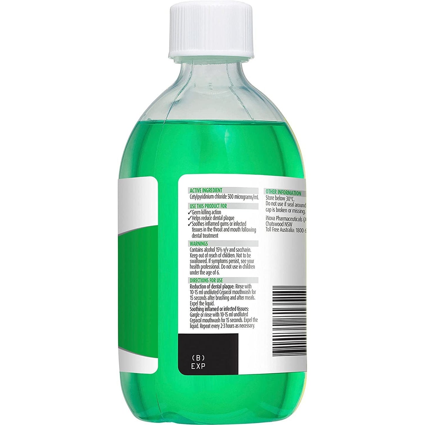 Cepacol Mouthwash Mint 500ml