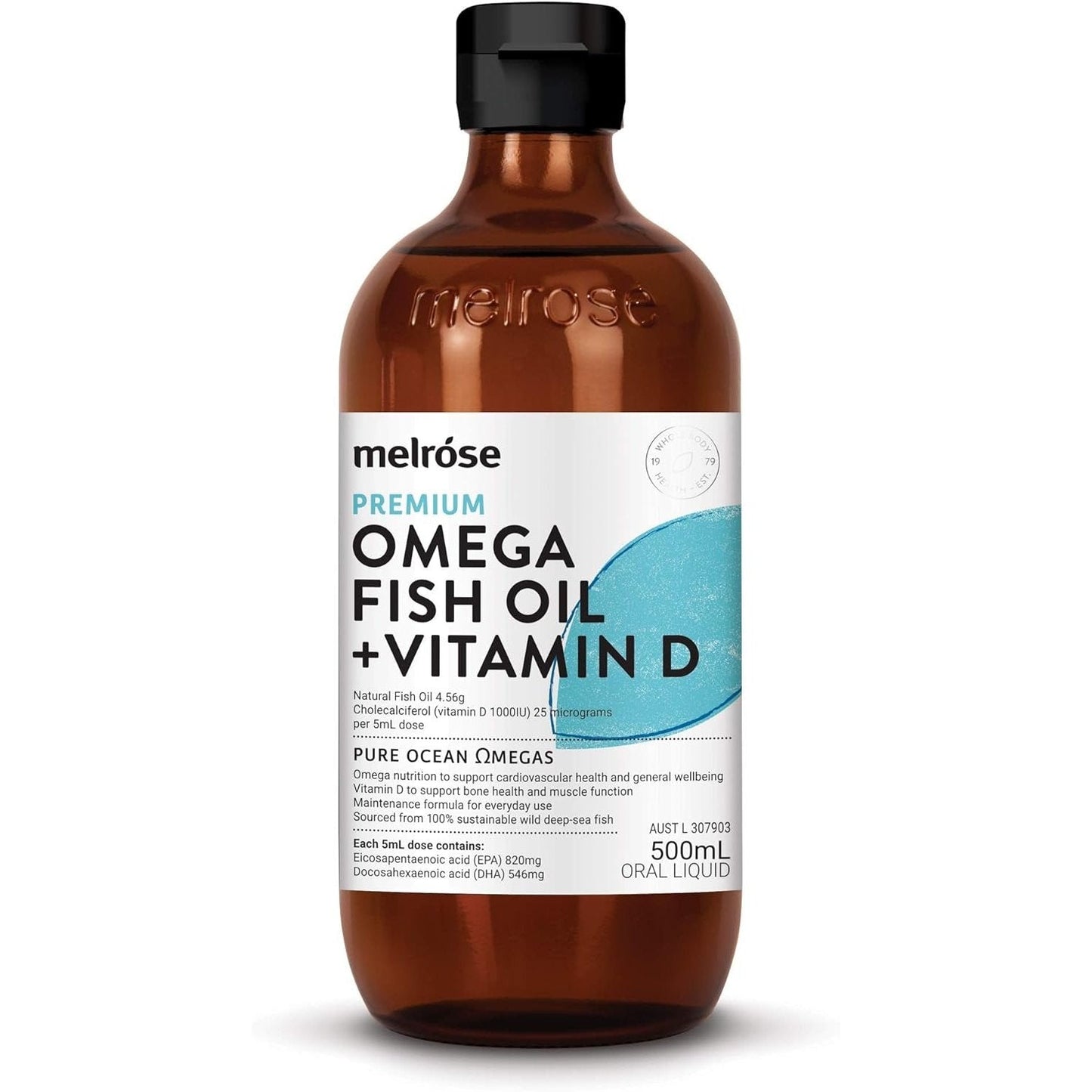 Melrose Fish Oil + Vitamin D (Joint & Bone) 500ml