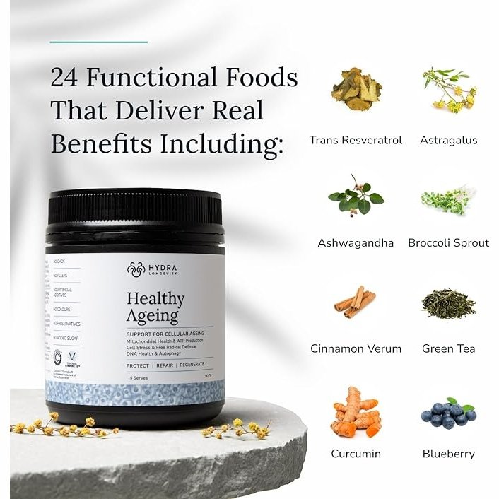 Hydra Longevity Healthy Ageing Essentials 90g