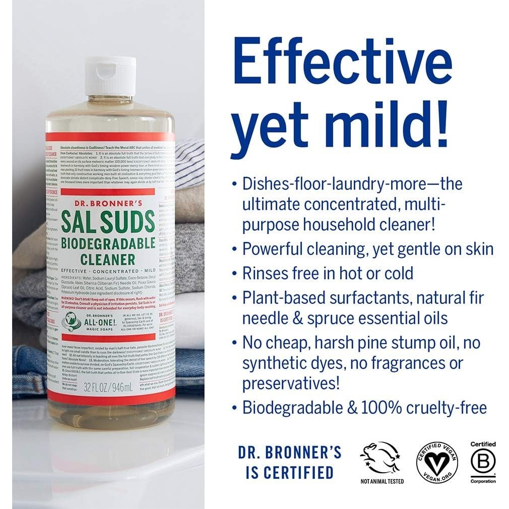 Dr. Bronner's Sal Suds Biodegradable Cleaner 946ml