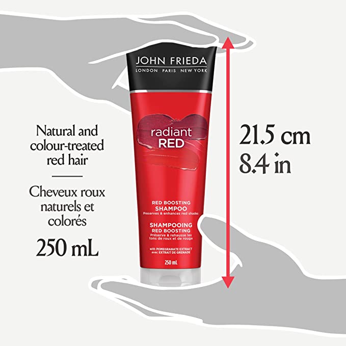 John Frieda Radiant Red Colour Boosting Shampoo 250ml