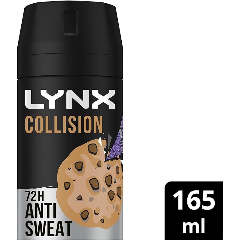 Lynx Deodorant Antiperspirant Collision Leather + Cookies 165ml