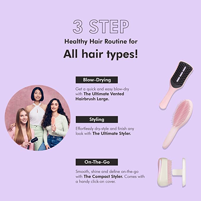 Tangle Teezer Compact Styler On-The-Go Detangling Hairbrush Holo Hero