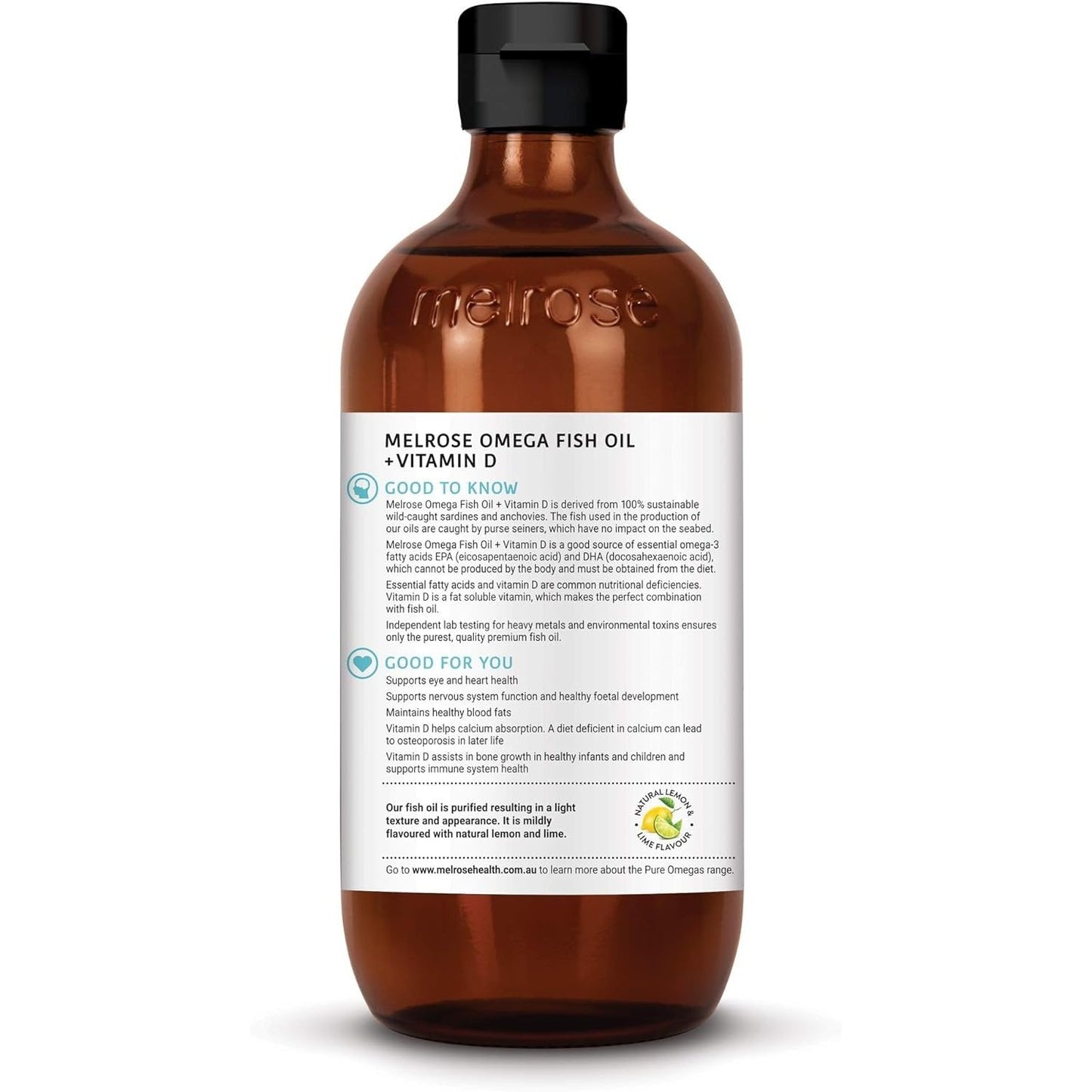 Melrose Fish Oil + Vitamin D (Joint & Bone) 500ml
