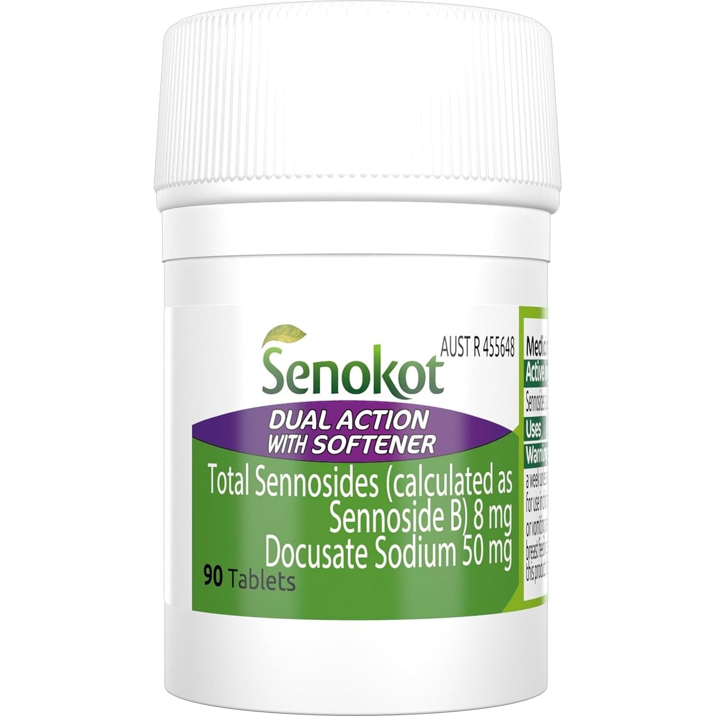 Senokot Dual Action With Softener 90 Tablets