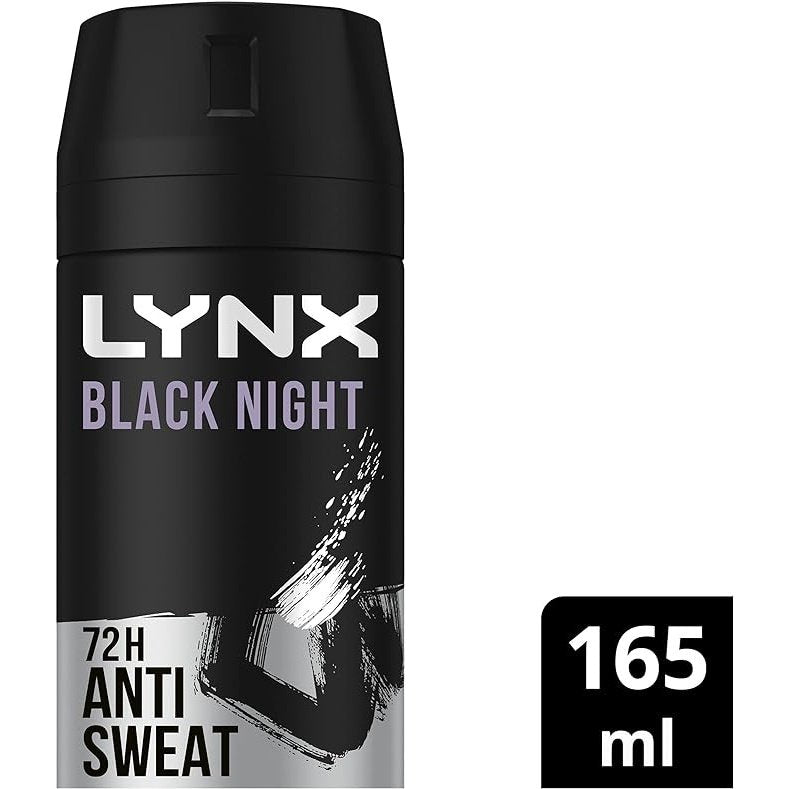 Lynx Antiperspirant Aerosol Black Night 165ML
