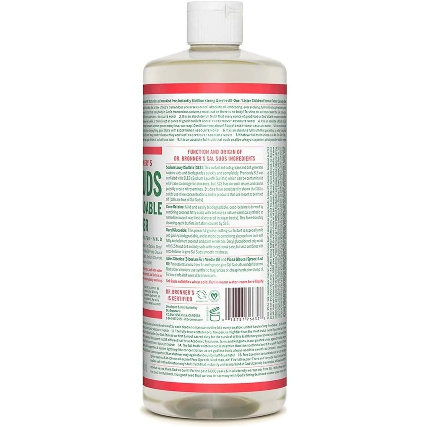 Dr. Bronner's Sal Suds Biodegradable Cleaner 946ml