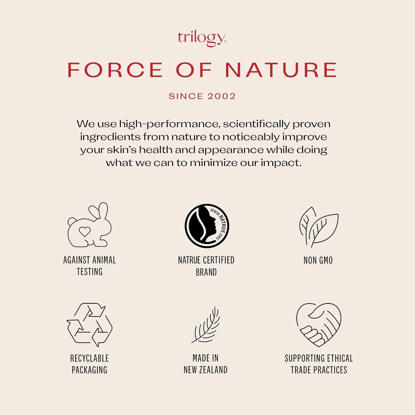 Trilogy Hyaluronic Acid+water Cream 50ml