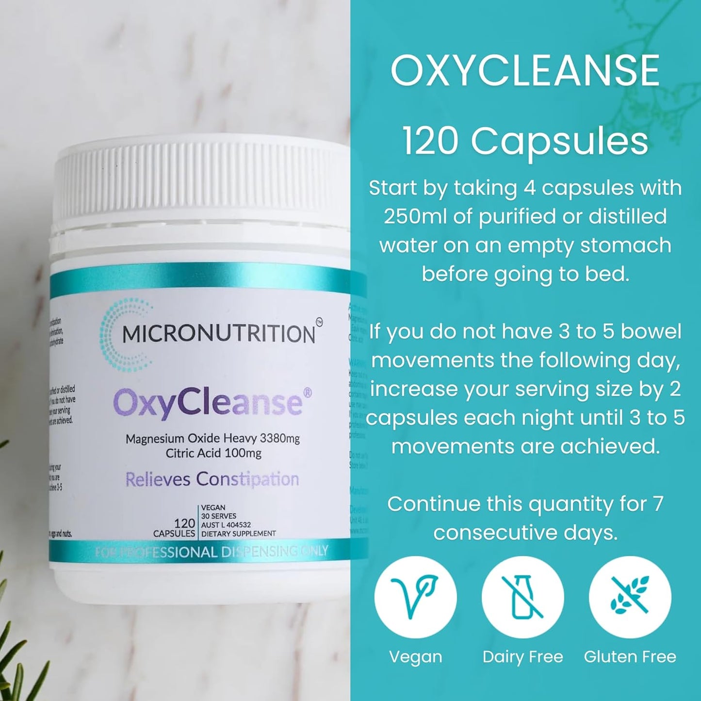 Micronutrition OxyCleanse 120c