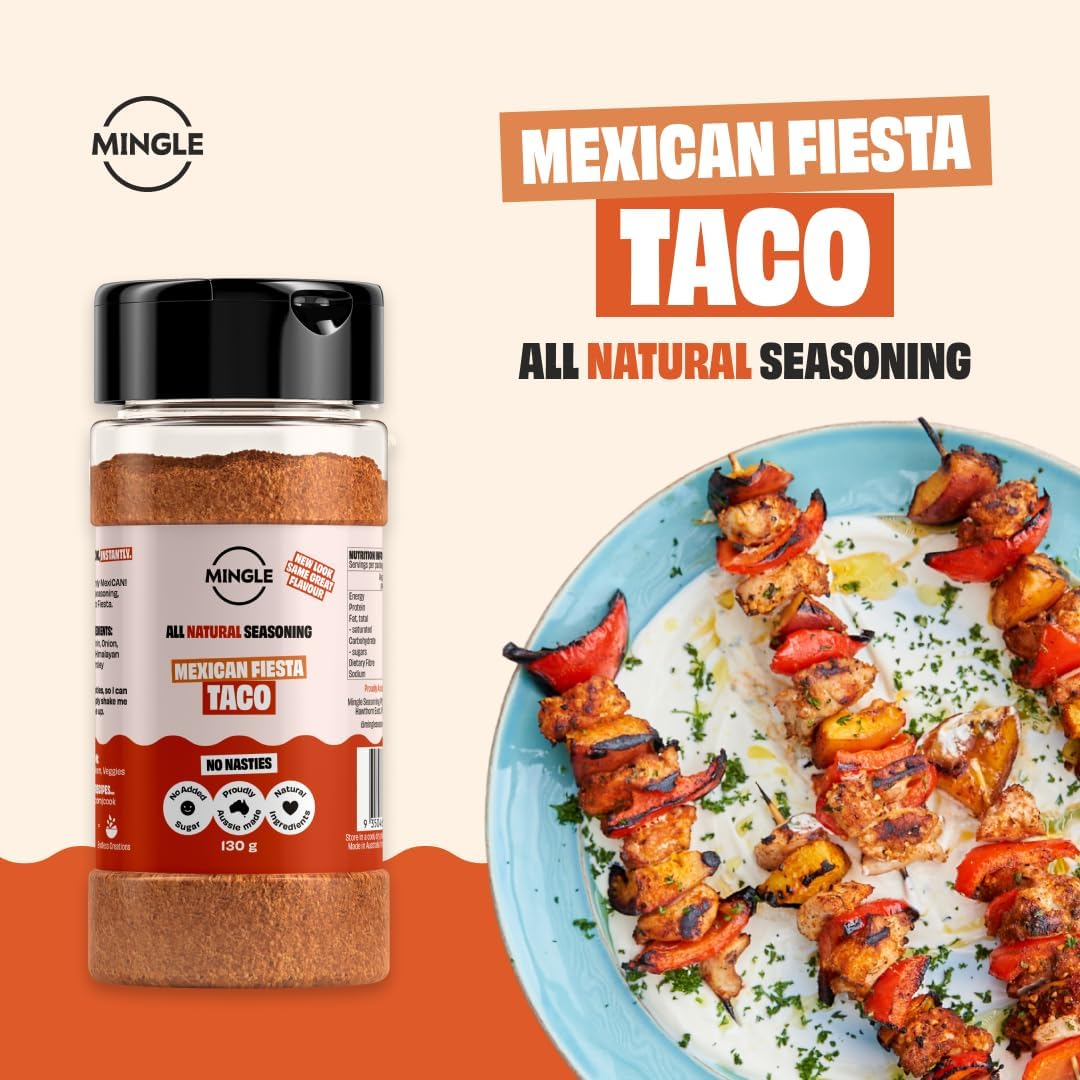 Mingle Mexican Fiesta Taco All Natural Seasoning 130g