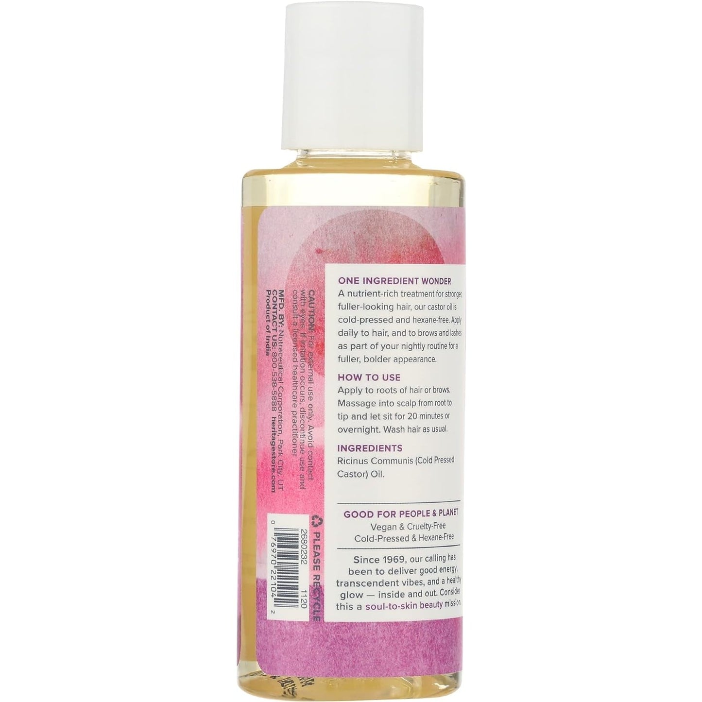 HERITAGE STORE Castor Oil Nourishing Treatment 118ml
