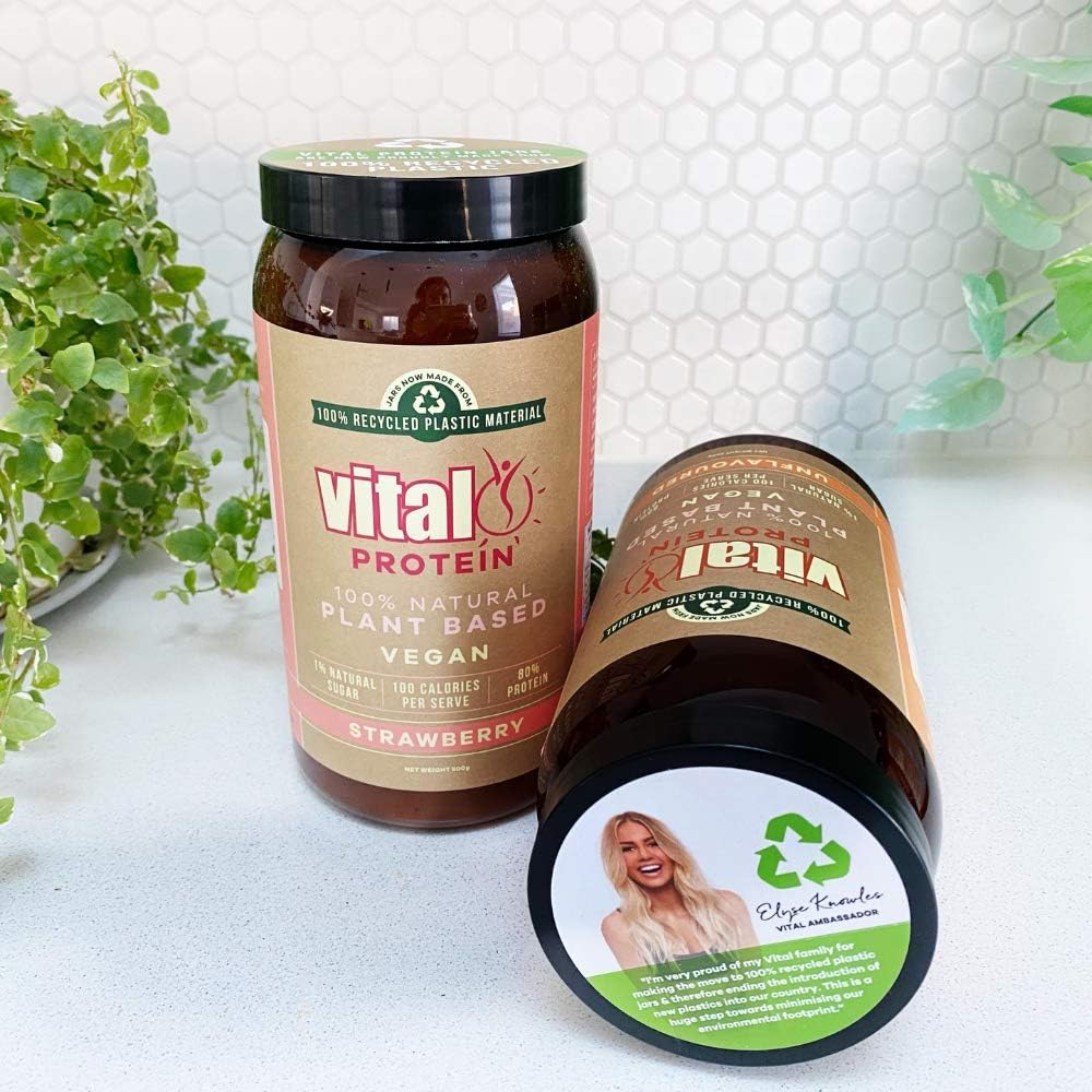 Martin & Pleasance Vital Protein 100% Natural Plant Based (Pea Protein Isolate) Strawberry 1kg