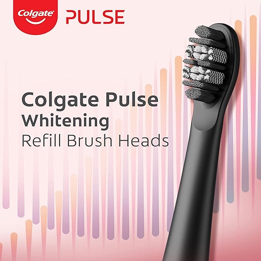Colgate Electric Toothbrush Refills Pulse Whitening 4 Pack